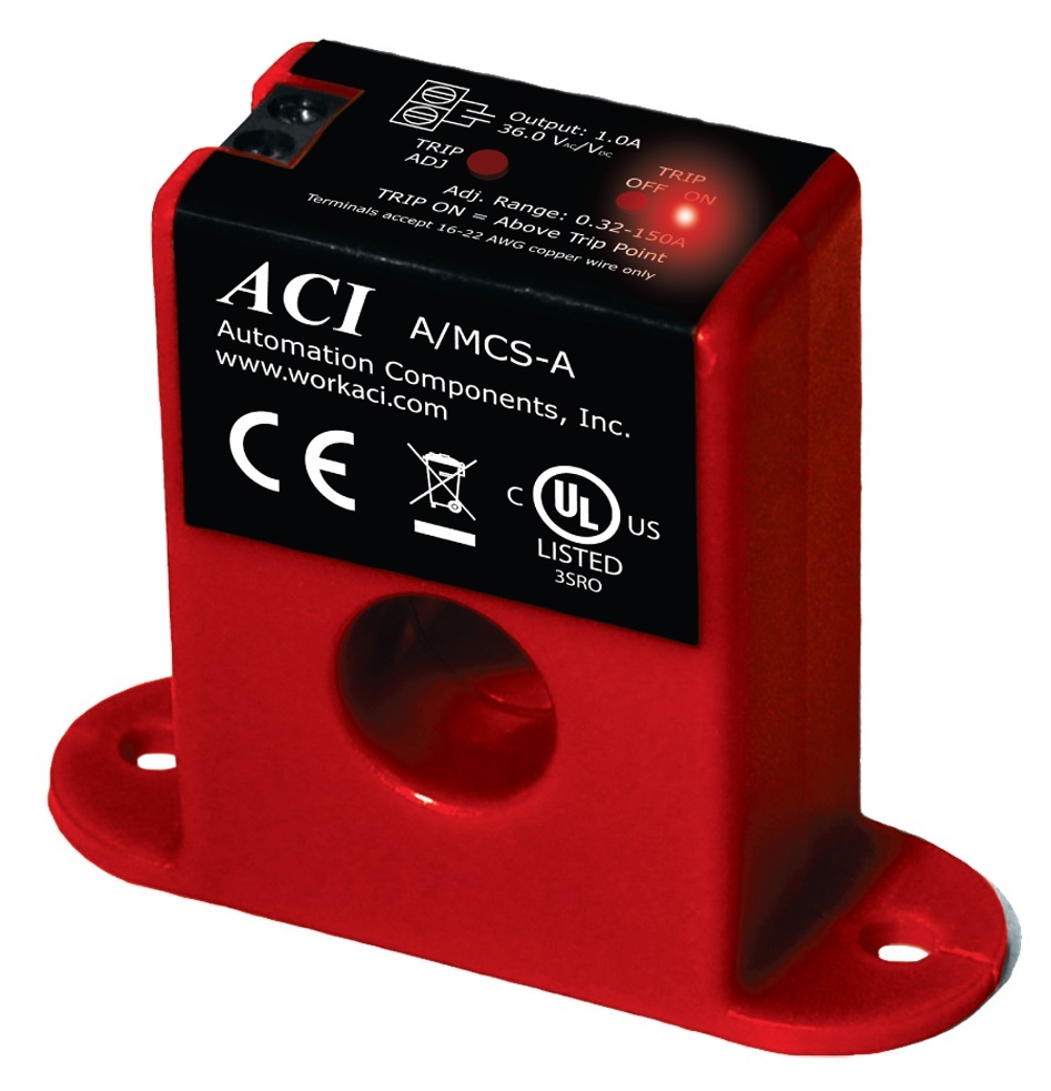 ACI Split Core Adjustable Current Switch 0 to 25A - Designed for EC Motors & Fans