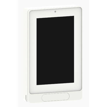 Touchscreen Room Controller Low Voltage Fan Coil Unit & Zone: BACnet MSTP, RH sensor, PIR sensor, White